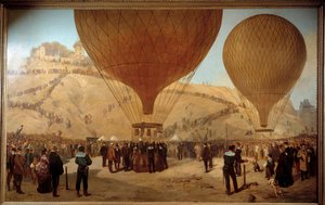 Abfahrt von Léon Gambetta nach Tours auf der Armand-Barbes am 7. Oktober