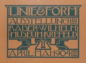 Linie & Form Ausstellung, 1904
