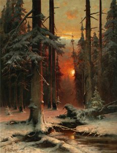 Schnee im Wald, 1885