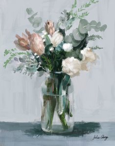 Rosa und cremefarbener Strauß