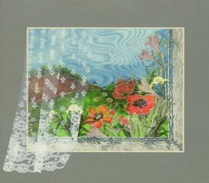 Mohnblumen in einer Landschaft von Julia Gibson