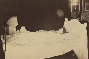 Sterbebettstudie von Adeline Grace Clogstoun, 1872