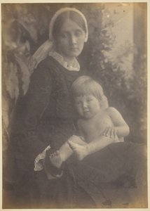 Mrs. Herbert Duckworth mit Gerald Duckworth, 1872