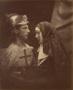 Sir Galahad und die bleiche Nonne, 1874 von Julia Margaret Cameron