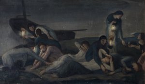Die klugen und törichten Jungfrauen, um 1920 von Julia Wedgewood