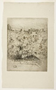 Mein Hinterhof von Julian Alden Weir