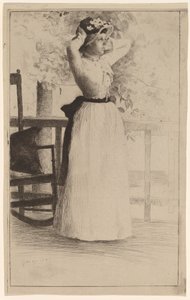 Porträt von Miss Hoe von Julian Alden Weir