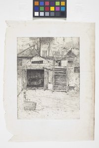 Die Werkstatt des Zimmermanns von Julian Alden Weir