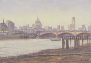Bankside - Dämmerung von Julian Barrow