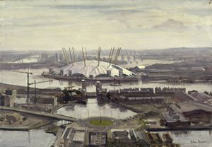 Die Millennium Dome von Canary Wharf von Julian Barrow