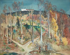 Garten (Waldhang bei Maria Taferl in der Wachau) von Julian Falat