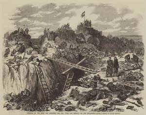 Bergung der Toten und Verwundeten am Tag nach dem Angriff auf den Malakhoff