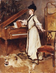 Porträt von Mrs, 1901
