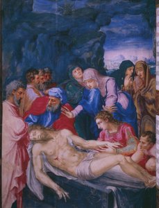 Begräbnis, aus einer Faksimile des Breviers von König Philipp II. von Spanien, 1569 von Julian and Leon, Andres de Fuente del Saz