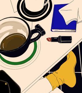 Entspannter Kaffeemorgen von Juliana Kokolari