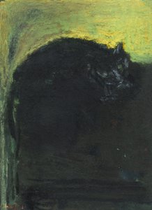 Schwarze Katze, 2017 von Julie Held