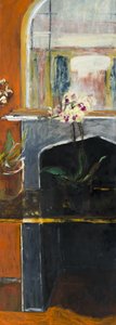 Innenraum mit Orchidee, 2016