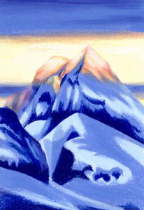 Majestätisches Alpenglühen von Julie Lesouef