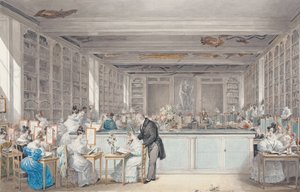 Pierre-Joseph Redoutés Schule für botanisches Zeichnen im Salle Buffon im Jardin des Plantes, 1830