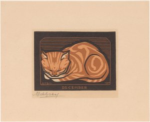 Dezember von Julie de Graag (signed by artist)
