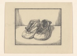 Ein Paar Schuhe von Julie de Graag (signed by artist)