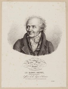 Königliches Institut von Frankreich / Akademie der Schönen Künste (Malerei) / Baron Denon / (Dominique Vivant) / Offizier der Ehrenlegion von Julien Leopold Boilly