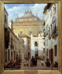 Ansicht von Sevilla von Julien Leopold Boilly