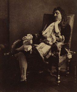 Herr Leroux in der Rolle des Alceste in Le Misanthrope, Mitte der 1850er Jahre