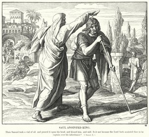 Saul wird zum König gesalbt von Julius (after) Schnorr von Carolsfeld