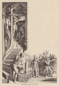 Siegfrieds Rückkehr nach Worms von Julius (after) Schnorr von Carolsfeld