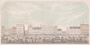 Broadway, New York von Canal bis Grand Street, Westseite, 1856