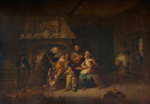 Die Rückkehr eines verheirateten Seemanns, ca. 1800