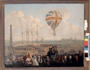 Der zweite Aufstieg von Vincenzo Lunardi in London