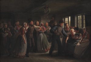 Ein Bauerntanz im Hedebo-Distrikt, Seeland