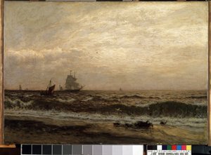 Schiffe auf dem Meer von Julius Friedrich Runge