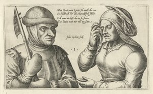 Abschied von einem Soldaten von Julius Goltzius