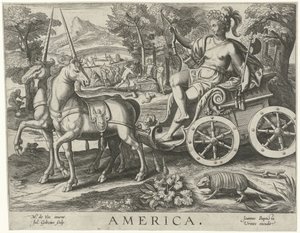 Amerika von Julius Goltzius
