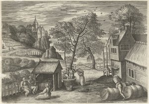Oktober von Julius Goltzius