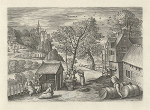 Oktober von Julius Goltzius