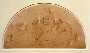 Hiob mit seinen Freunden von Julius Hubner