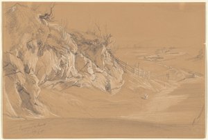 Campagna di Roma (Römische Landschaft) (recto) von Julius Jacob the Elder