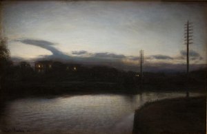 Abendlandschaft von Julius Paulsen