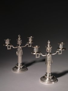 Kandelaber, Firma Peter Carl Fabergé