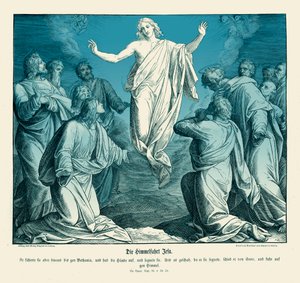Himmelfahrt Christi, Evangelium nach Lukas von Julius Schnorr von Carolsfeld