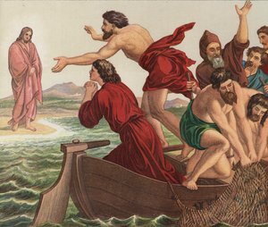 Christus erscheint am See von Tiberias von Julius Schnorr von Carolsfeld