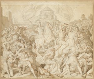 Niederlage von Wittekind bei Bürberg von Julius Schnorr von Carolsfeld