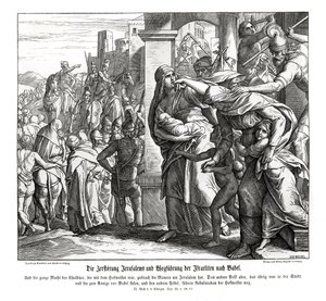 Fall Jerusalems, 2. Könige von Julius Schnorr von Carolsfeld