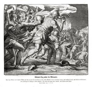 Gideons Sieg gegen die Midianiter, Richter von Julius Schnorr von Carolsfeld