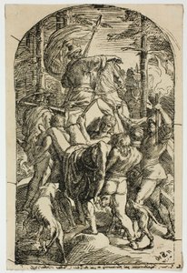 Hagen lässt Siegfrieds Leiche aus dem Wald nach Hause tragen von Julius Schnorr von Carolsfeld