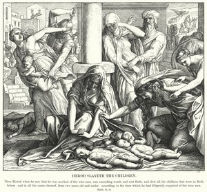 Herodes lässt die Kinder töten von Julius Schnorr von Carolsfeld